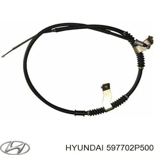 597702P500 Hyundai/Kia Трос ручного гальма задній, правий