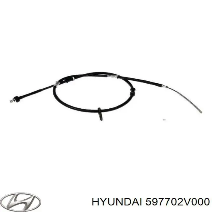 Купити 597702V000 Hyundai/Kia Трос ручного гальма задній, правий