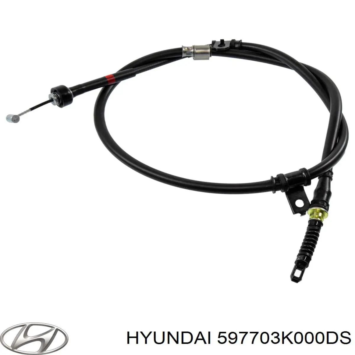 Трос стоянкового гальма задній правий Hyundai/Kia 597703K000DS ціна, від 22.14 USD