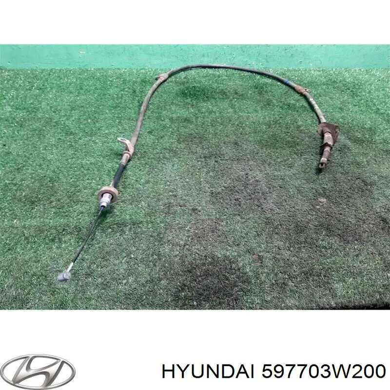 597703W200 Hyundai/Kia Трос ручного гальма задній, правий