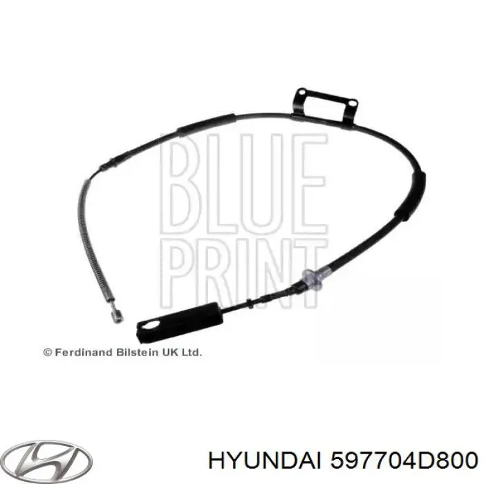 BCK29R Japan Parts Трос стоянкового гальма задній правий