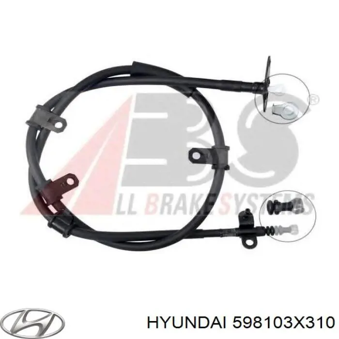 Датчик АБС (ABS) передній, лівий Hyundai/Kia 598103X310 ціна, від 11.27 USD