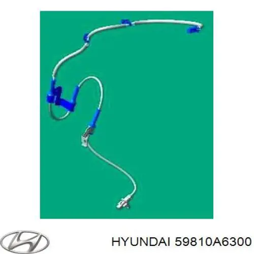 Датчик АБС (ABS) передній, лівий 59810A6300 Hyundai/Kia