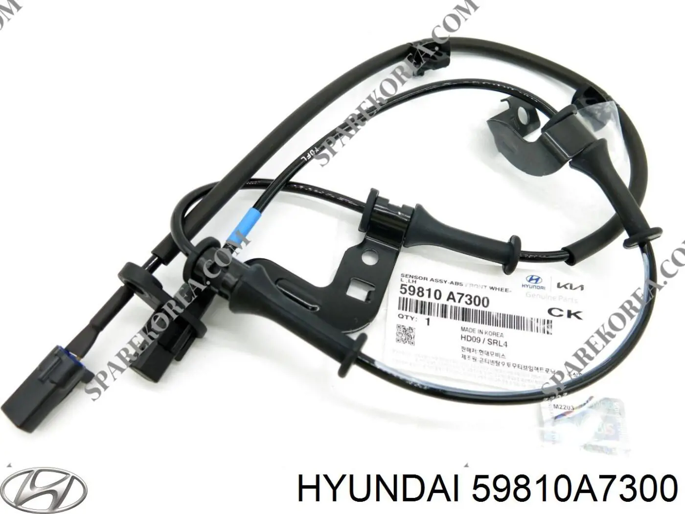 59810A7300 Hyundai/Kia Датчик АБС (ABC) передній, лівий