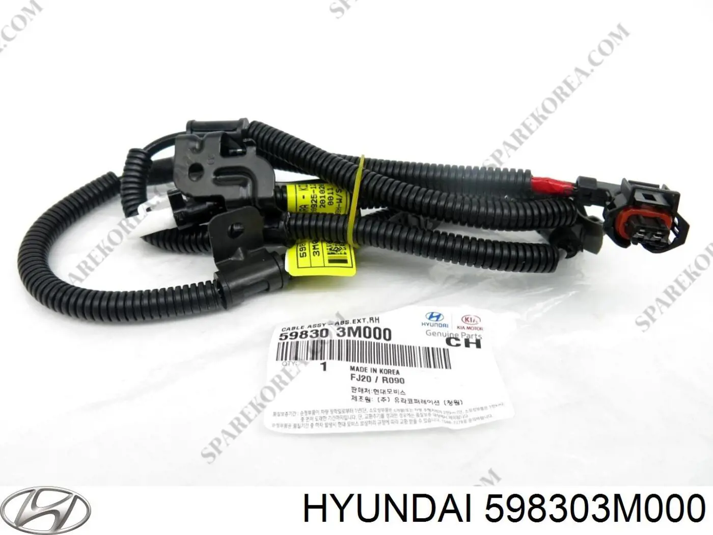 598303M000 Hyundai/Kia Датчик АБС (ABC) передній, правий