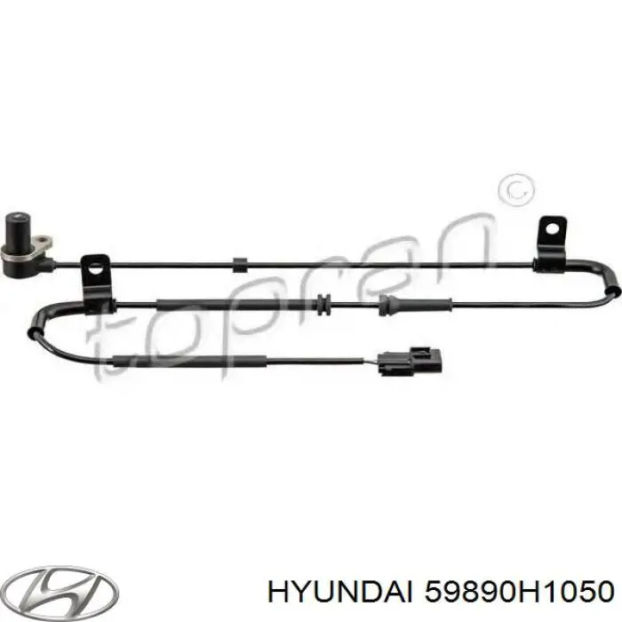 Купити 59890H1050 Hyundai/Kia Датчик АБС (ABS) задній, правий