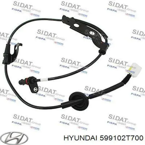 Купити 599102T700 Hyundai/Kia Датчик АБС (ABS) задній, лівий