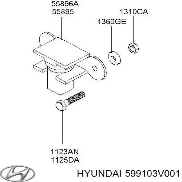 Датчик АБС задній лівий Hyundai/Kia 599103V001 ціна, від 51.38 USD