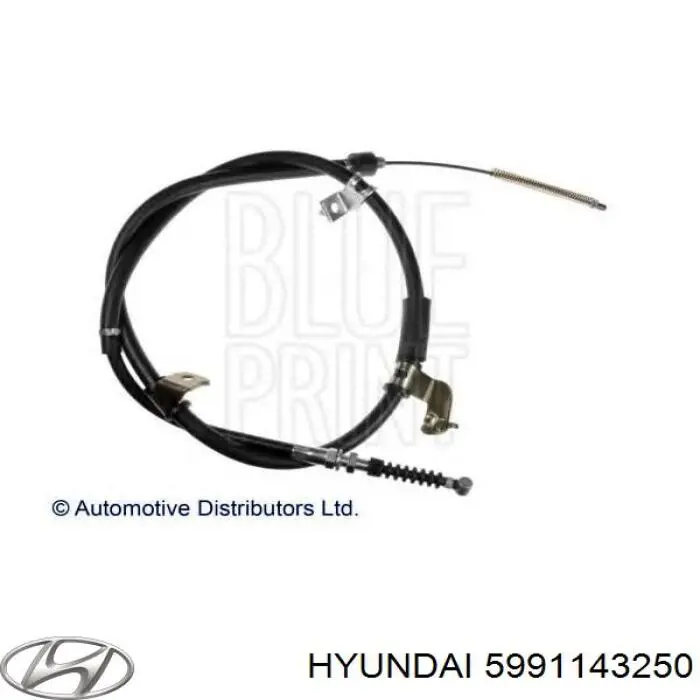 Купити 5991143250 Hyundai/Kia Трос ручного гальма задній, лівий