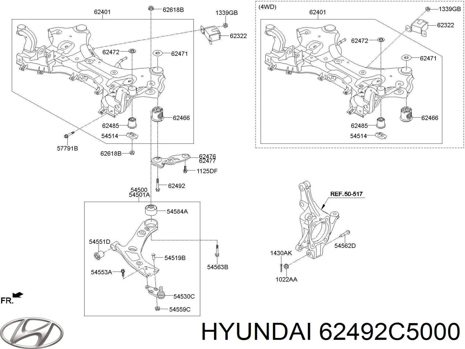 62492C5000 Hyundai/Kia 
