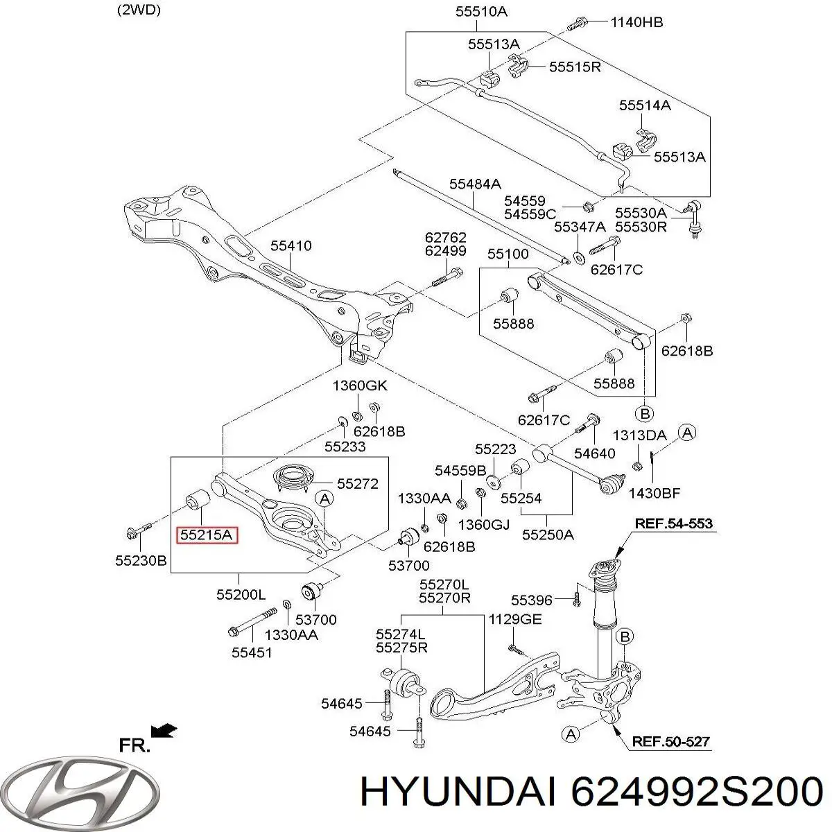  Hyundai/Kia 624992S200 ціна, від 25.33 USD