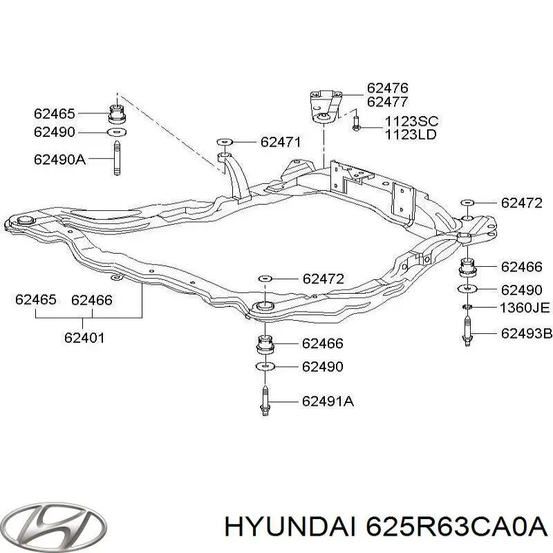  Hyundai/Kia 625R63CA0A ціна, від 1162.61 USD