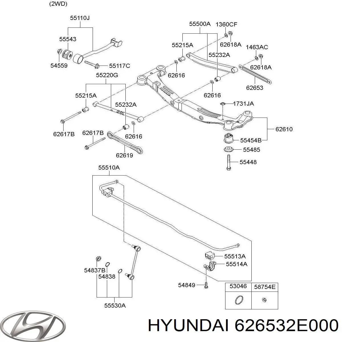  Hyundai/Kia 626532E000 ціна, від 57.00 USD