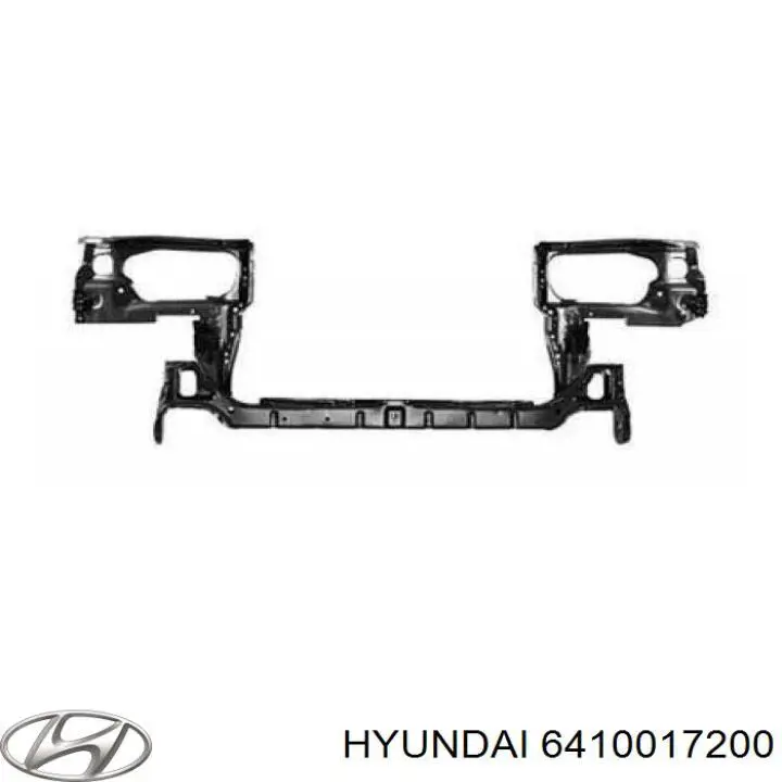 Супорт радіатора нижній/монтажна панель кріплення фар Hyundai Matrix (FC) (Хендай Матрікс)