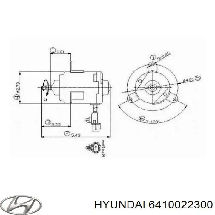 Рамка радіатора 6410022302A Hyundai/Kia