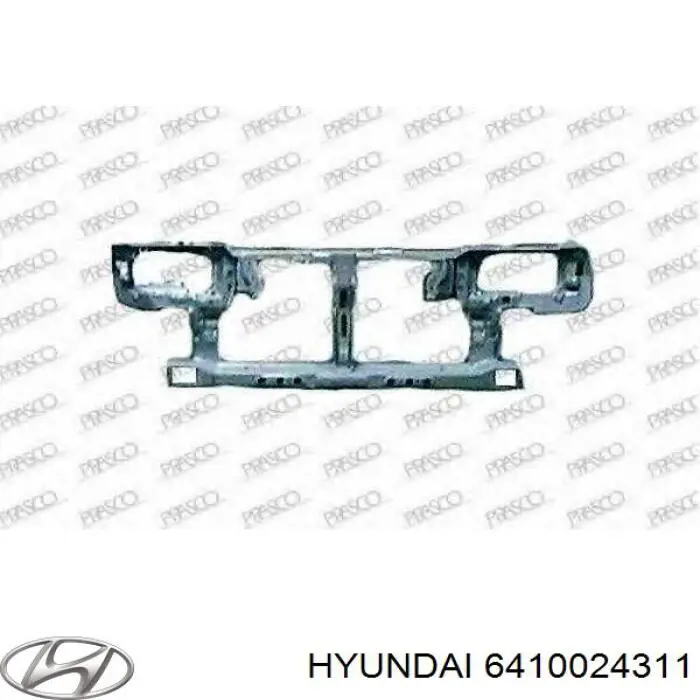 6410024311 Hyundai/Kia супорт радіатора в зборі/монтажна панель кріплення фар