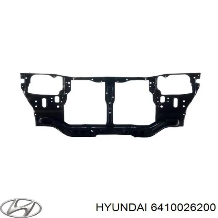 Супорт радіатора нижній/монтажна панель кріплення фар Hyundai Santa Fe 1 (Хендай Санта фе)