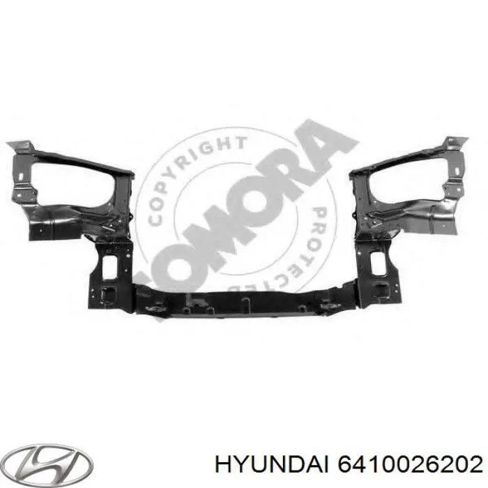 6410026202 Hyundai/Kia супорт радіатора нижній/монтажна панель кріплення фар