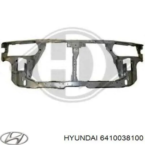 6410038100 Hyundai/Kia супорт радіатора нижній/монтажна панель кріплення фар