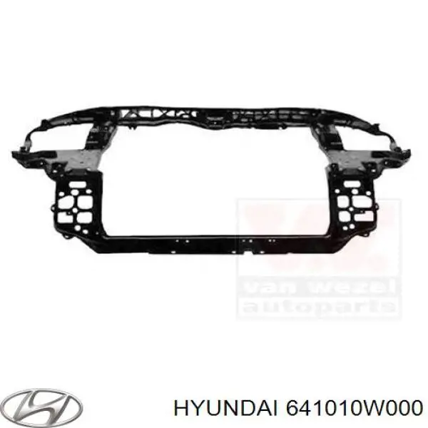 641010W000 Hyundai/Kia супорт радіатора в зборі/монтажна панель кріплення фар