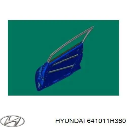Кронштейн кріплення радіатора Hyundai/Kia 641011R360