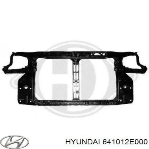 641002E000 Hyundai/Kia супорт радіатора в зборі/монтажна панель кріплення фар