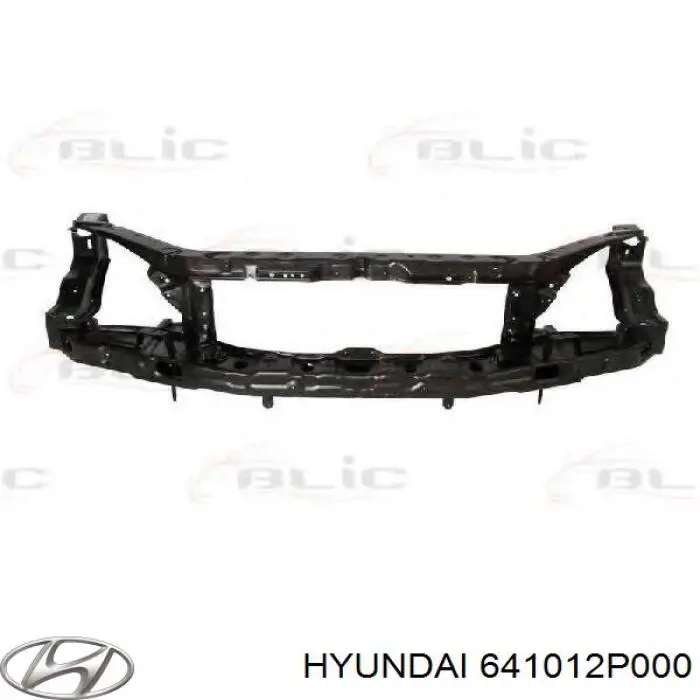 641011U000 Hyundai/Kia супорт радіатора в зборі/монтажна панель кріплення фар