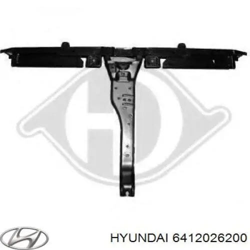 Рамка радіатора верхня Hyundai/Kia 6412026200 ціна, від 26.61 USD