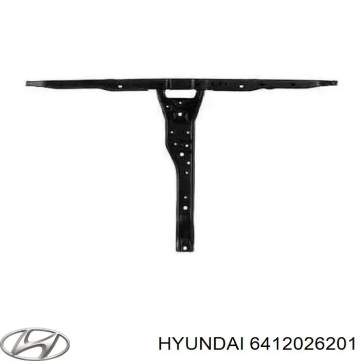 Супорт радіатора верхній/монтажна панель кріплення фар Hyundai Santa Fe 1 (Хендай Санта фе)