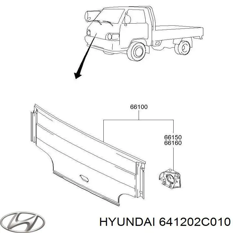 Супорт радіатора правий/монтажна панель кріплення фар Hyundai Tiburon (Хендай Тібурон)