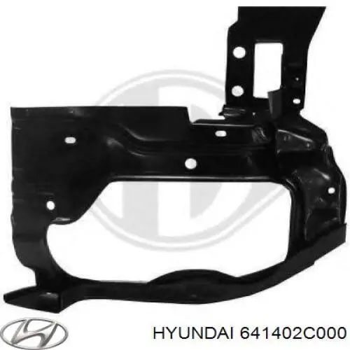 641402C000 Hyundai/Kia супорт радіатора верхній/монтажна панель кріплення фар