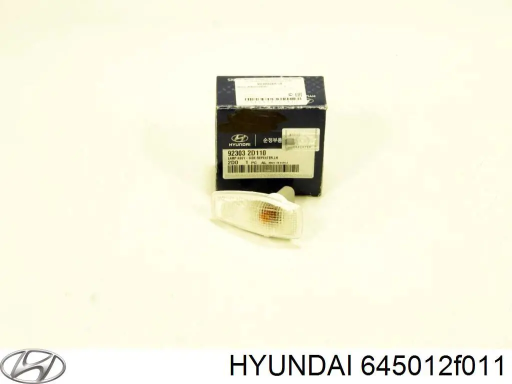 645012F001 Hyundai/Kia панель бризковика (лонжерону моторного відсіку, ліва)