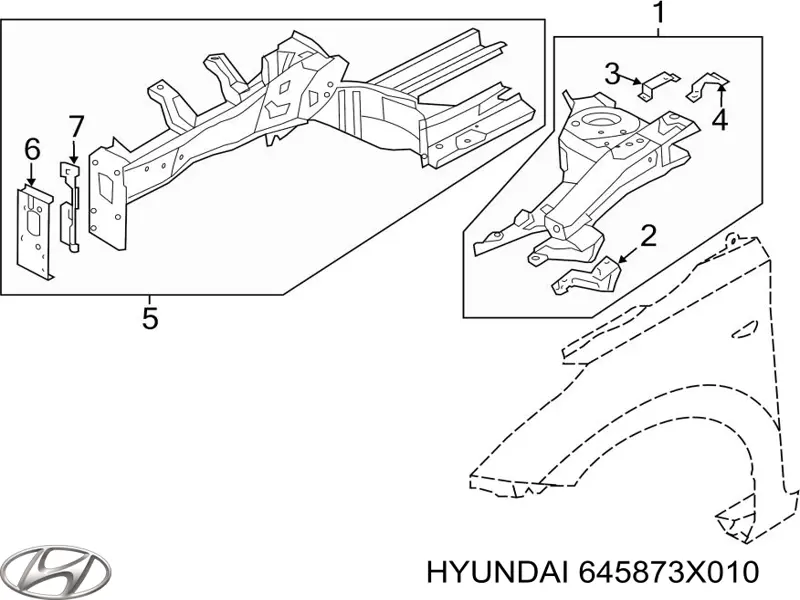  645773X000 Hyundai/Kia