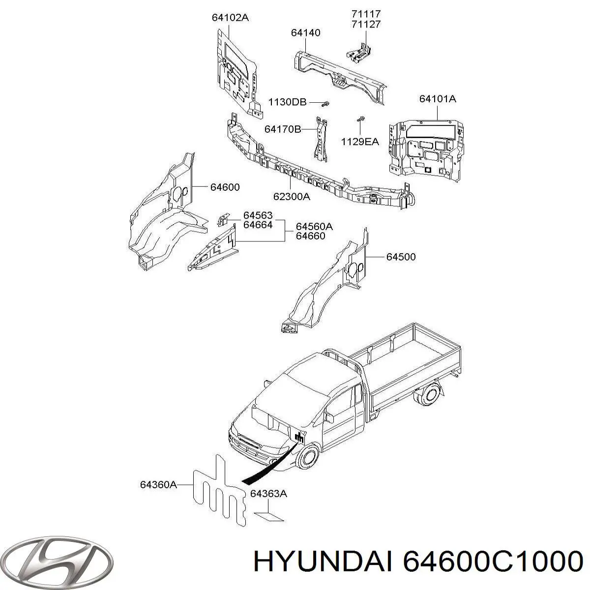  64600C1000 Hyundai/Kia