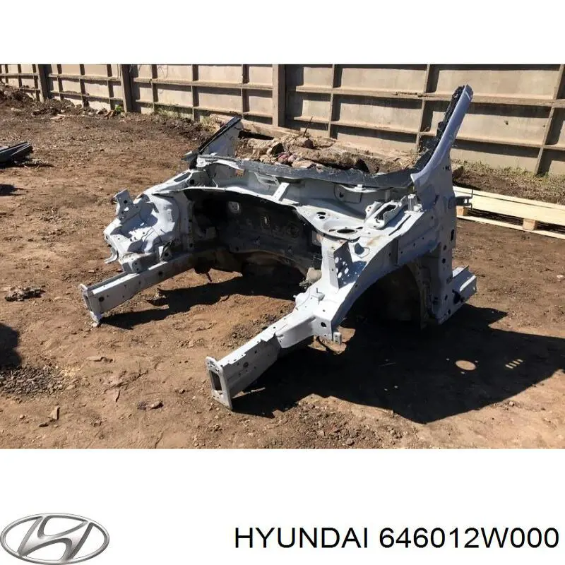 Лонжерон рами передній лівий Hyundai/Kia 646012W000 ціна, від 154.19 USD