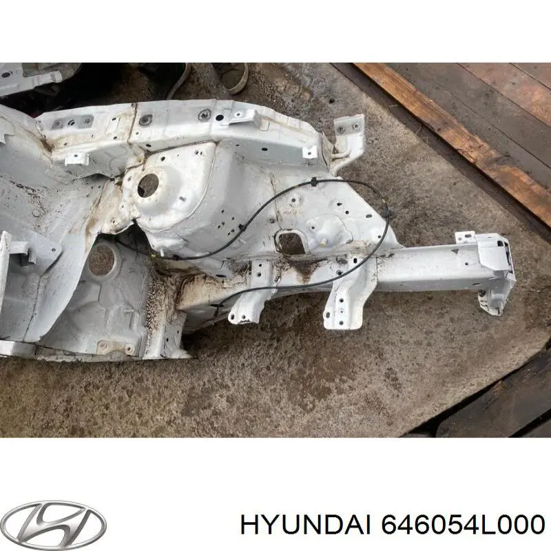 646054L000 Hyundai/Kia Лонжерон рами передній лівий
