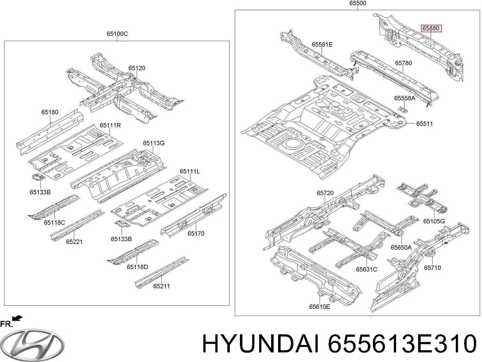 655613E310 Hyundai/Kia 