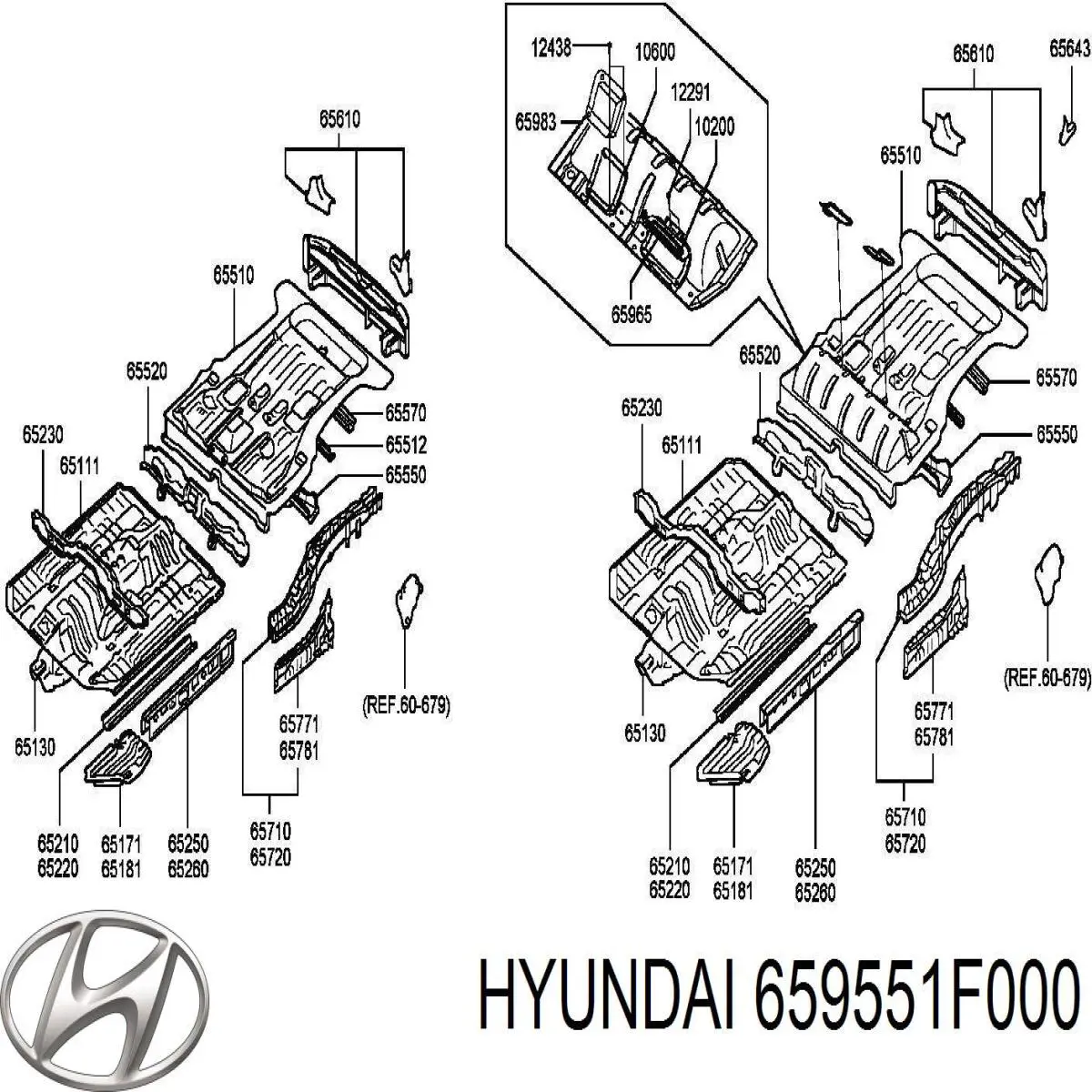  Hyundai/Kia 659552E000 ціна, від 84.39 USD