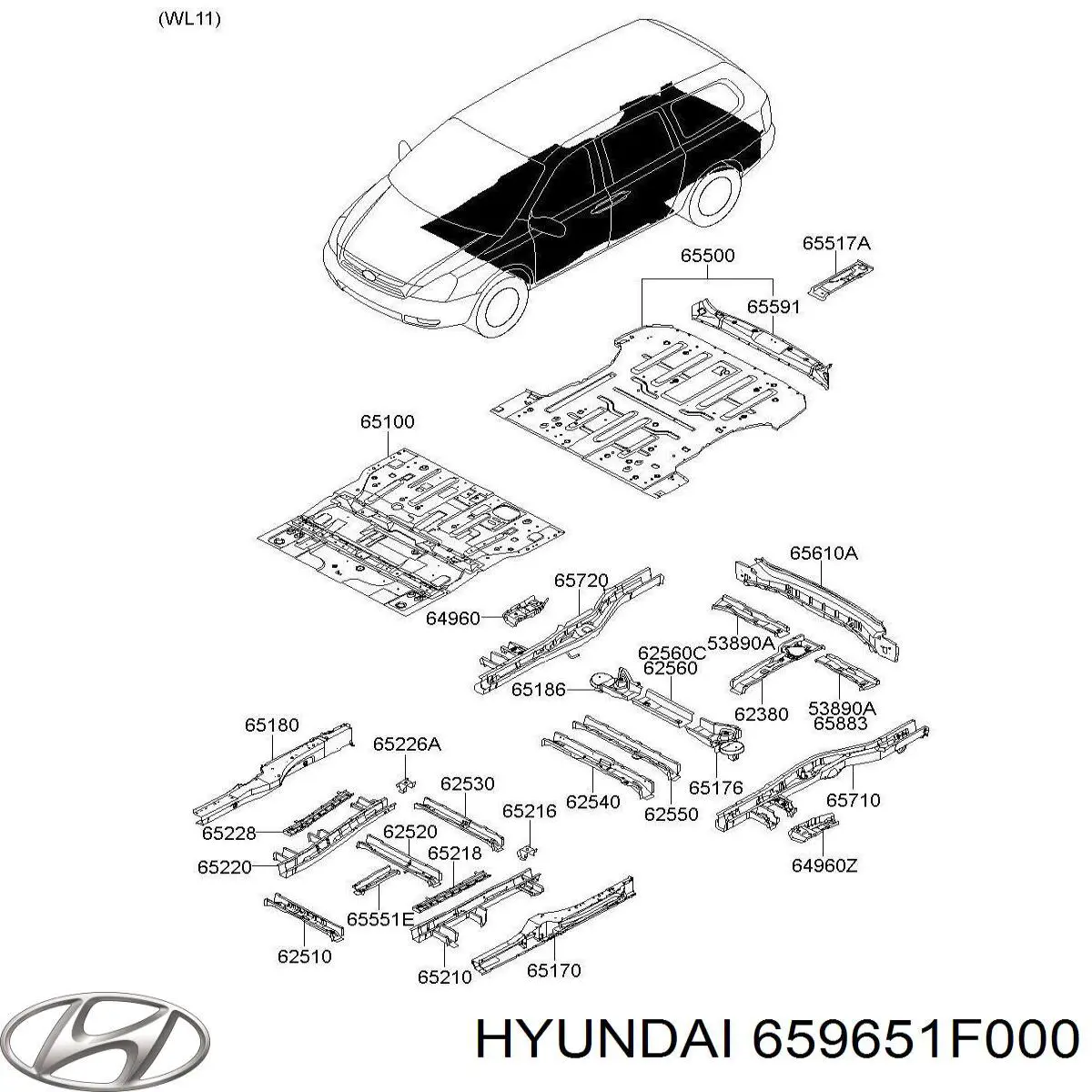 659651F000 Hyundai/Kia 