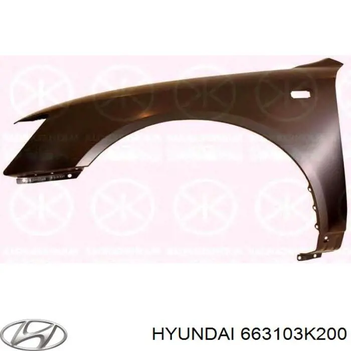 663103K200 Hyundai/Kia крило переднє ліве