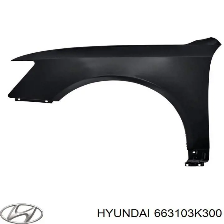 Ліве переднє крило Hyundai/Kia 663103K300 ціна, від 62.15 USD