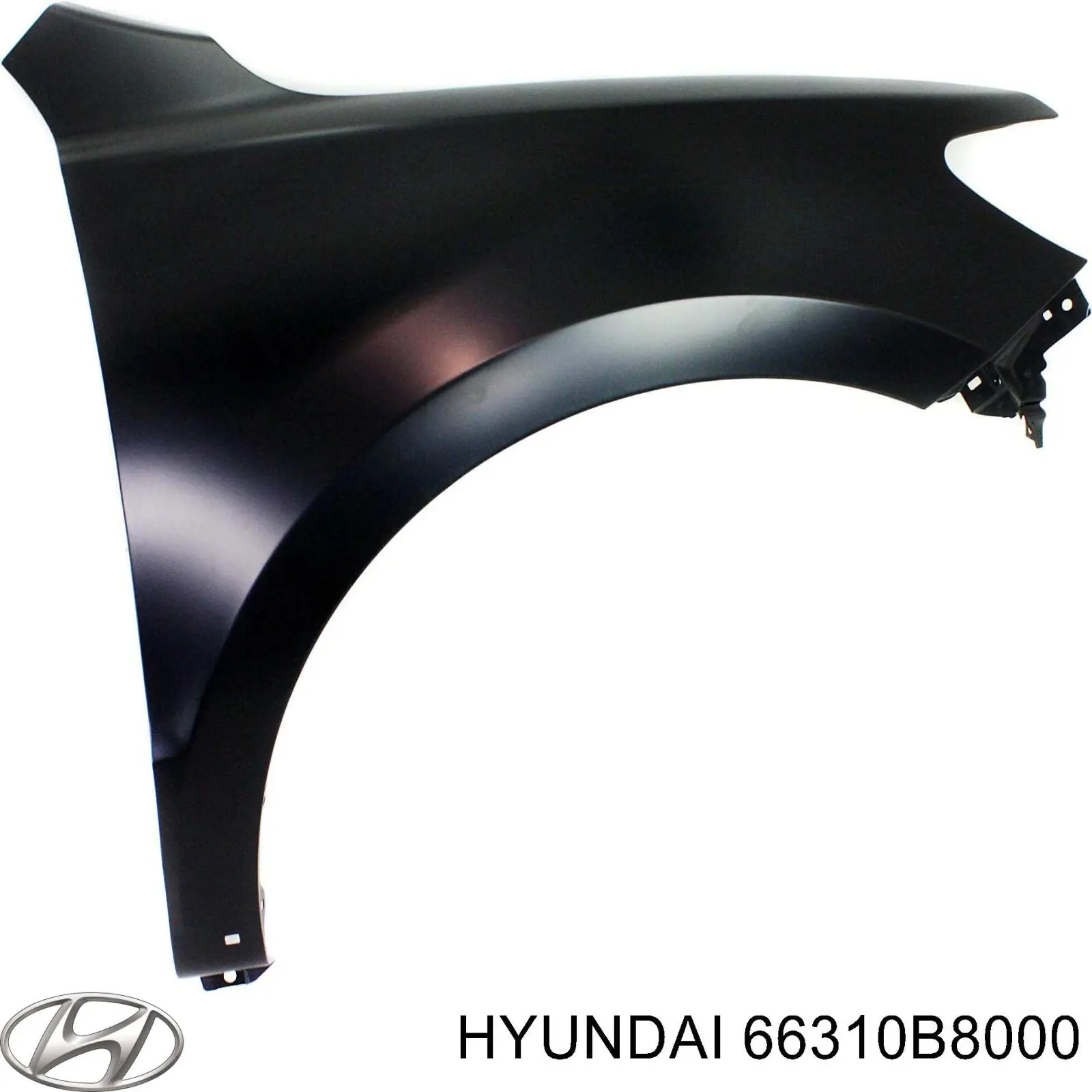 66310B8000 Hyundai/Kia крило переднє ліве