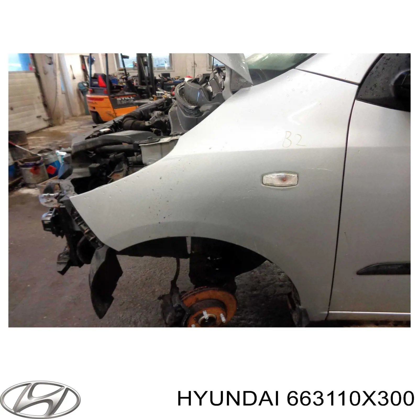 Купити 663110X300 Hyundai/Kia Крило переднє ліве