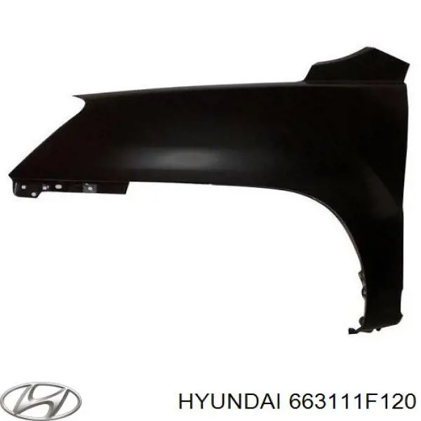 Купити 663111F120 Hyundai/Kia Крило переднє ліве