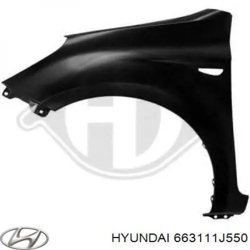 663111J550 Hyundai/Kia Переднє ліве крило