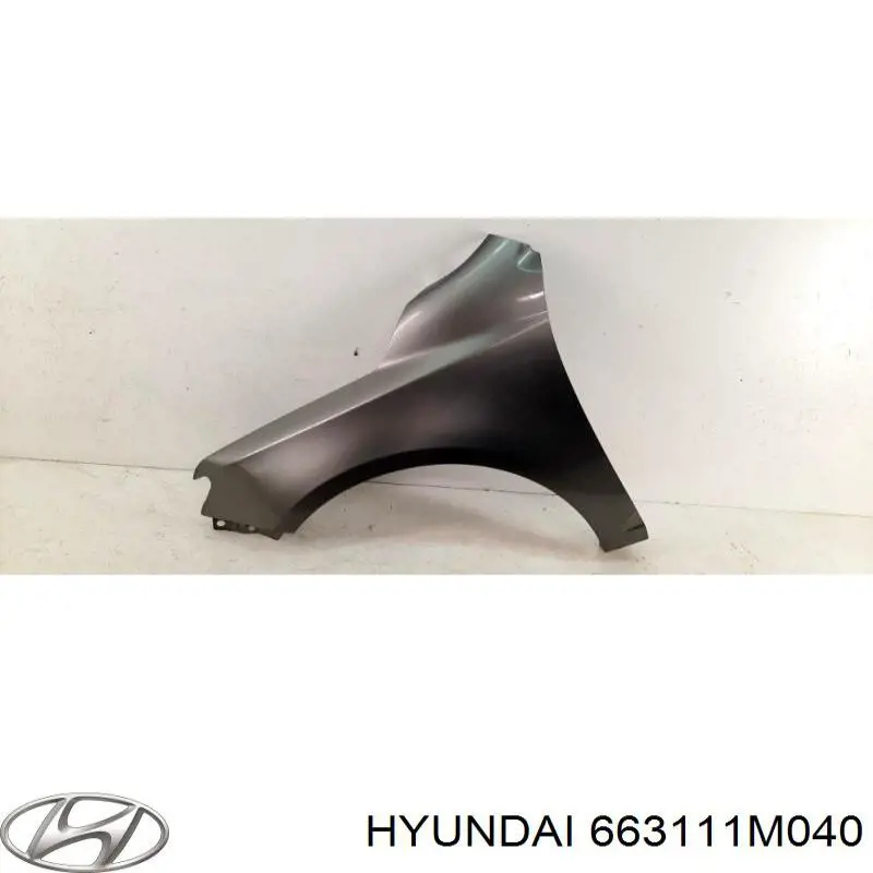 663111M040 Hyundai/Kia крило переднє ліве