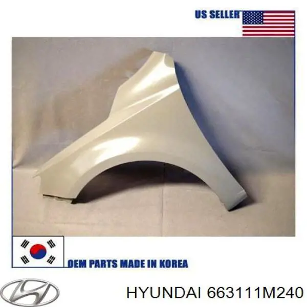 Купити 663111M240 Hyundai/Kia Крило переднє ліве
