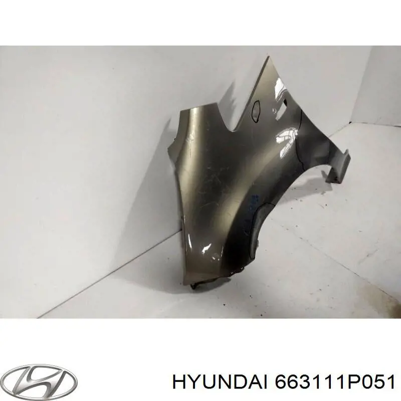 663111P051 Hyundai/Kia Переднє ліве крило