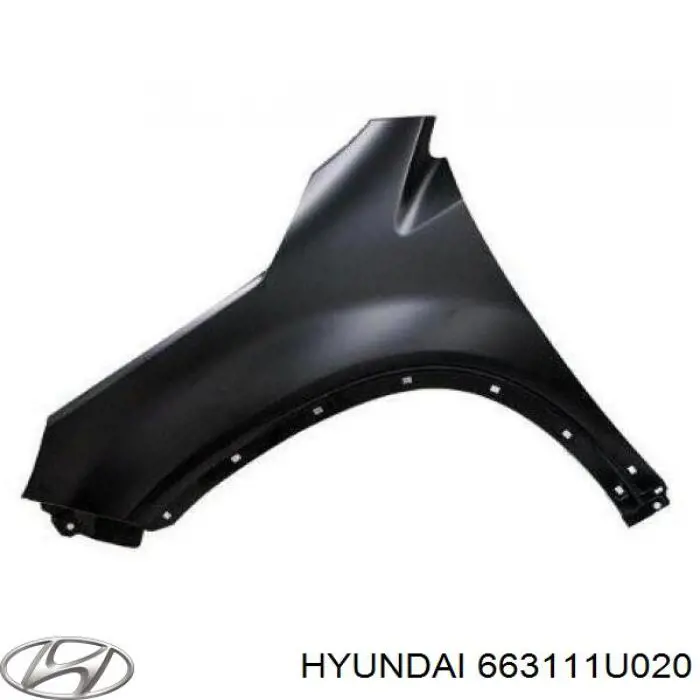 Купити 663111U020 Hyundai/Kia Крило переднє ліве