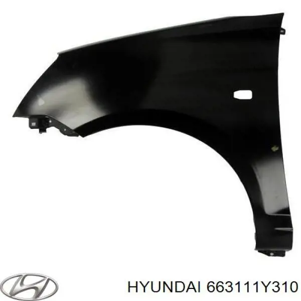 663111Y310 Hyundai/Kia крило переднє ліве